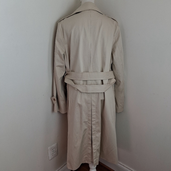 Uniglo and Commence Classic Beige Women's Trench Coat Size Large - Picture 3 of 12